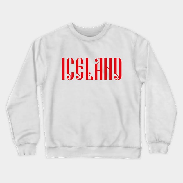 ICELAND 2018 Crewneck Sweatshirt by eyesblau